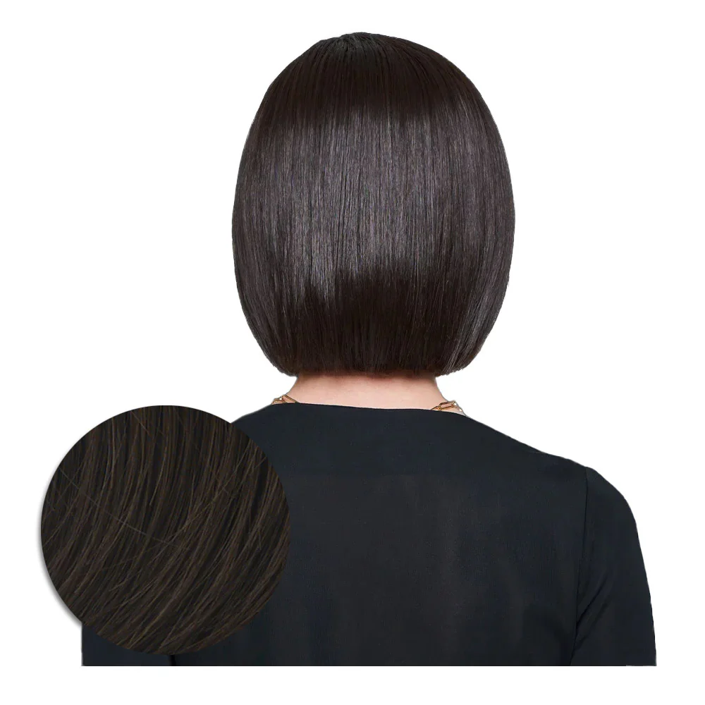 Hairdo Topper Top It Off R6 Castano Medio - toupet con clip removibili - Image 3