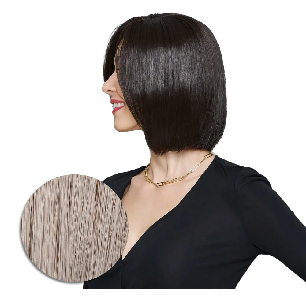 Hairdo Topper Top It Off R56/60 Grigio Chiaro - toupet con clip removibili - Image 2