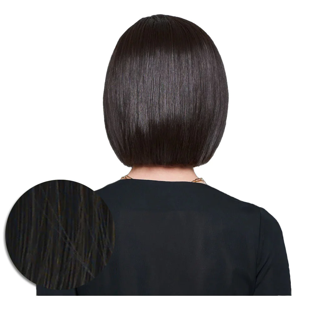 Hairdo Topper Top It Off R2 Nero - toupet con clip removibili - Image 3