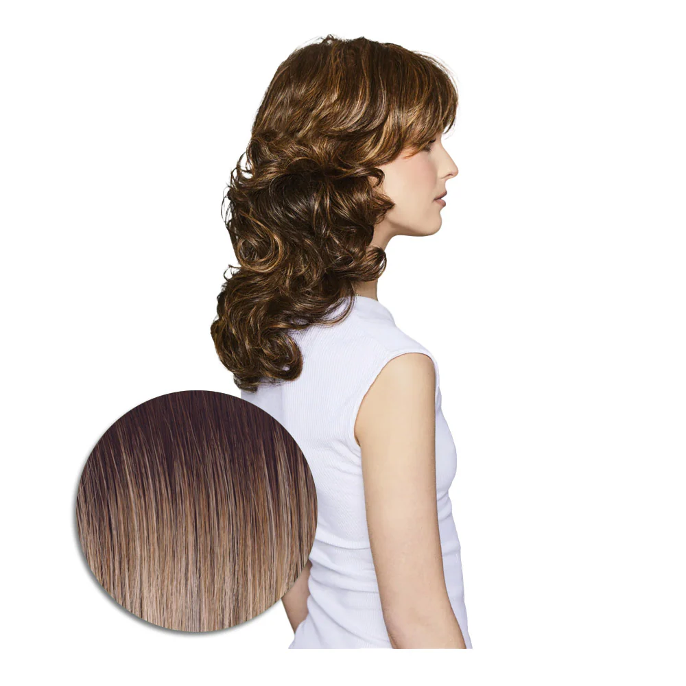 Hairdo Wave Lenght RL19/23SS Biondo Chiaro Cenere con Radice Castana - parrucca taglio lungo - Image 3