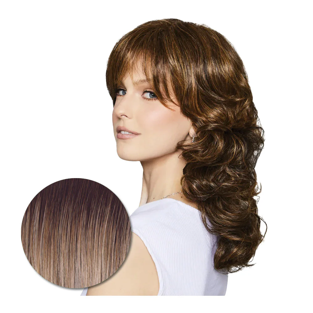 Hairdo Wave Lenght RL19/23SS Biondo Chiaro Cenere con Radice Castana - parrucca taglio lungo - Image 4