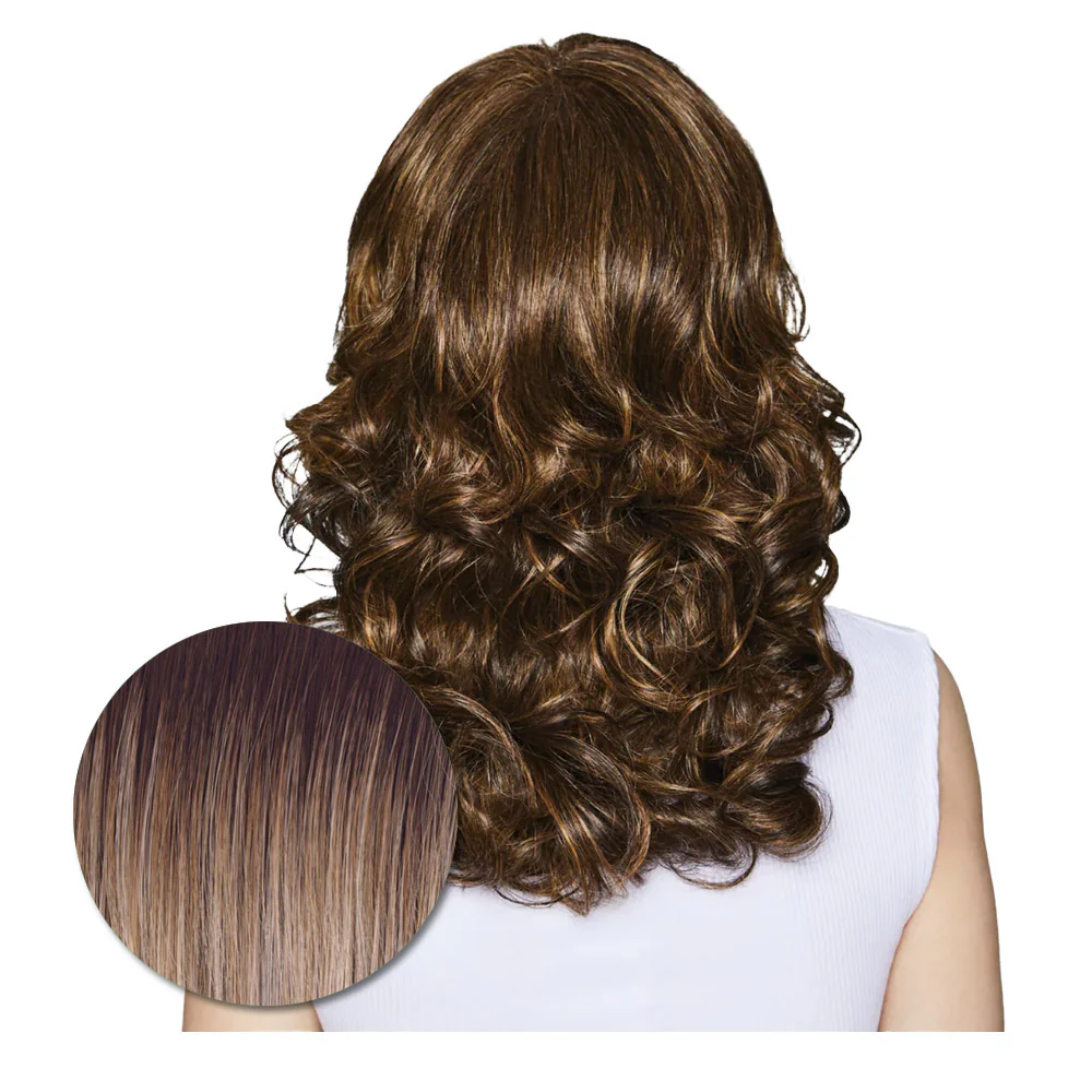 Hairdo Wave Lenght RL19/23SS Biondo Chiaro Cenere con Radice Castana - parrucca taglio lungo - Image 5
