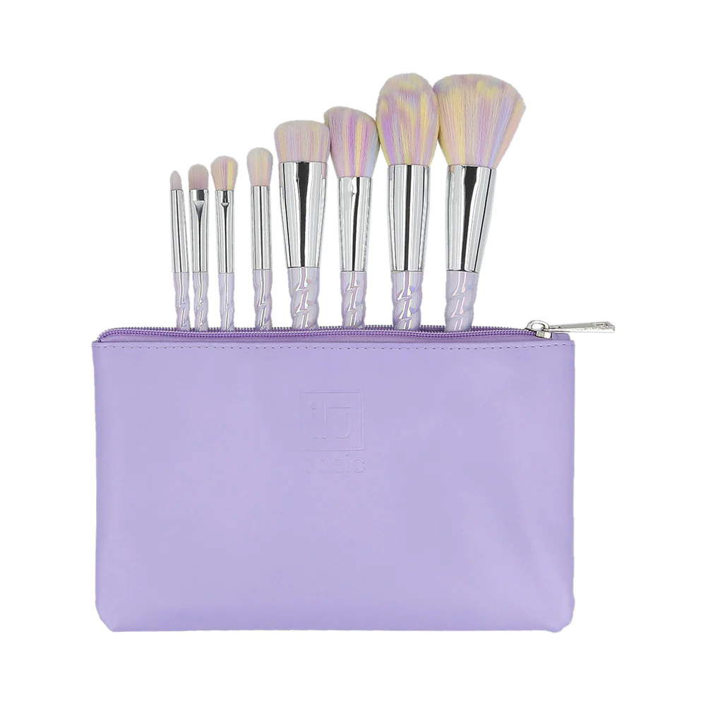 ilū 8 Makeup Brushes + Case Set Unicorn Light - set di pennelli - Image 2