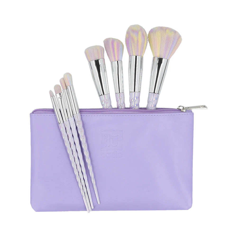 ilū 8 Makeup Brushes + Case Set Unicorn Light - set di pennelli - Image 4