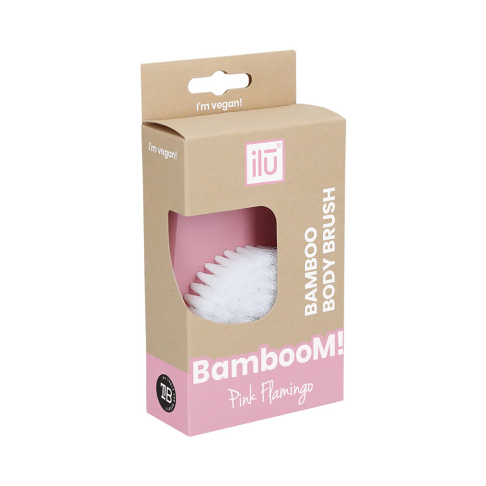ilū BambooM! Body Brush Pink Flamingo - spazzola per il corpo - Image 4