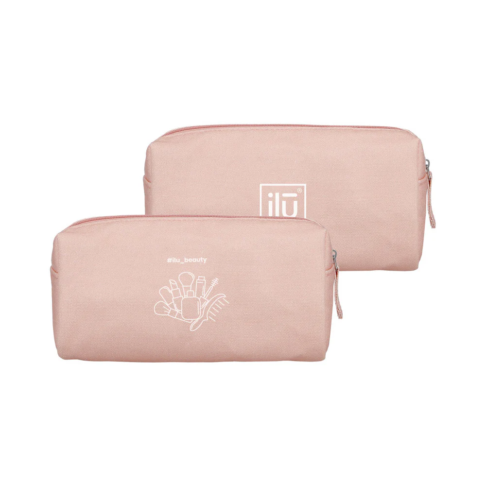 ilū Cotton Beauty Bag Orange - pochette porta trucchi - Image 3