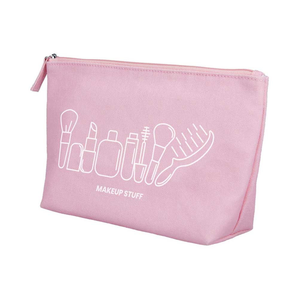 ilū Cotton Beauty Bag Pink - pochette porta trucchi - Image 2