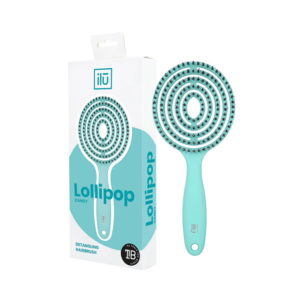 Ilū Lollipop Hair Brush Ocean - spazzola districante - Image 2