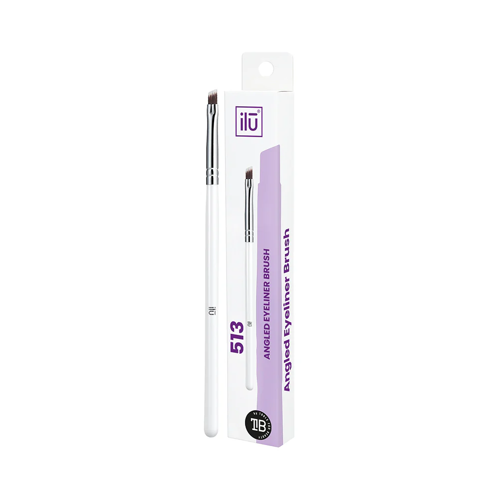 Ilū Make Up Angled Eyeliner Brush 513 - pennello angolato per eyeliner - Image 3