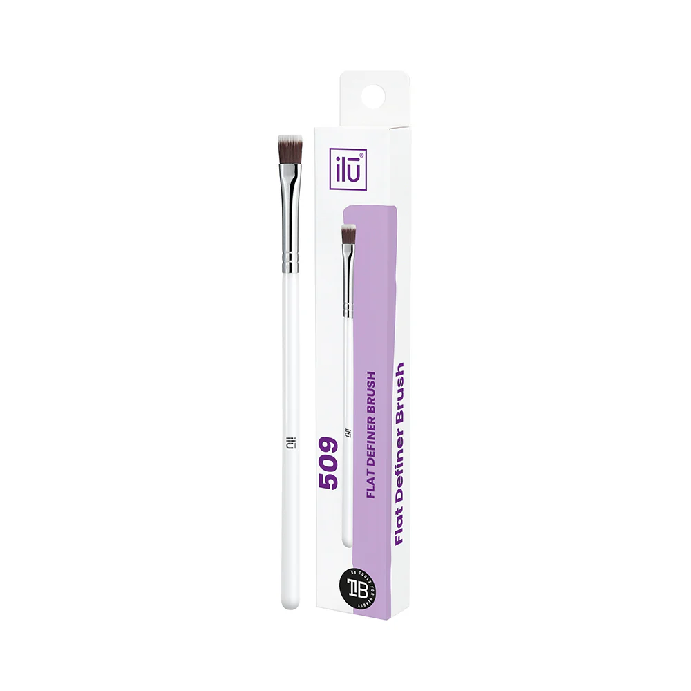 Ilū Make Up Flat Definer Brush 509 - pennello definizione piatto - Image 3