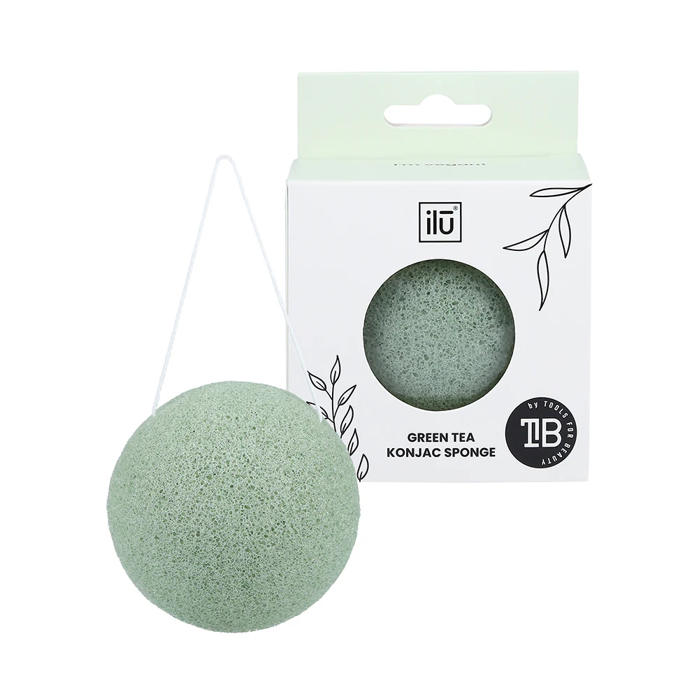 Ilū Make Up Konjac Sponge Green - spugna in konjac - Image 2