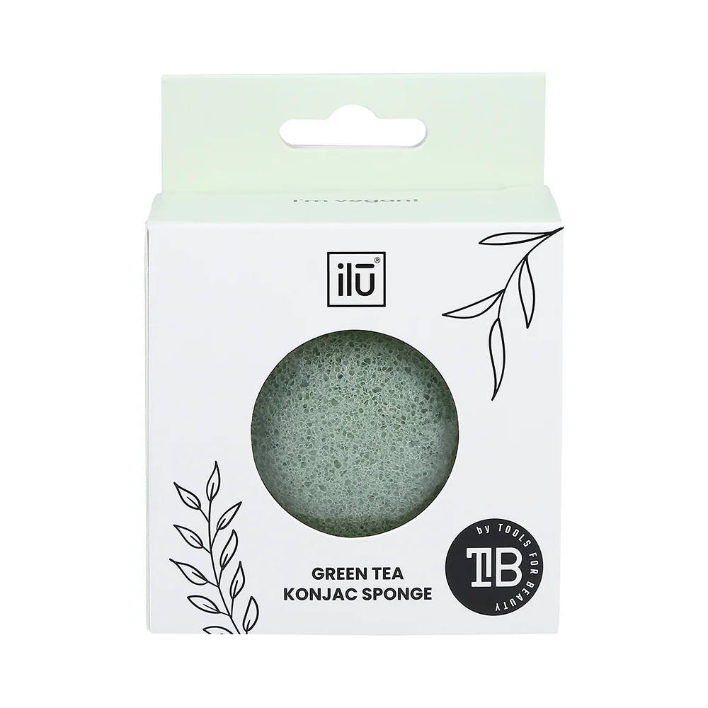 Ilū Make Up Konjac Sponge Green - spugna in konjac - Image 3