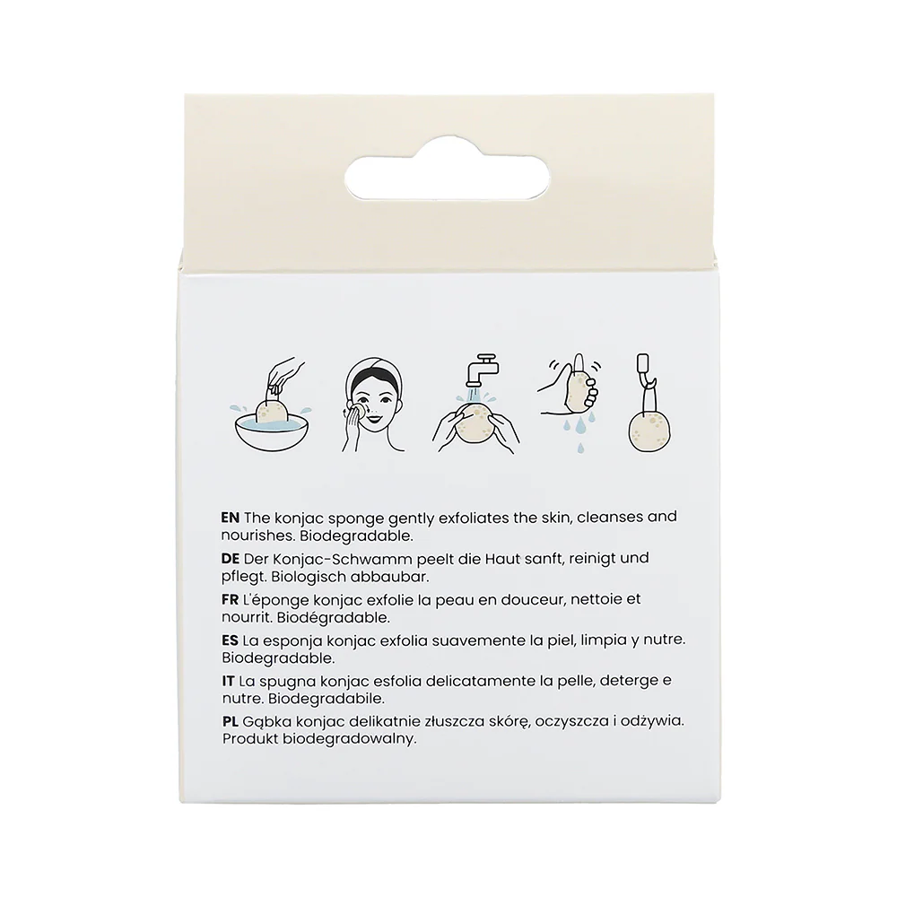 Ilū Make Up Konjac Sponge White - spugna in konjac - Image 4