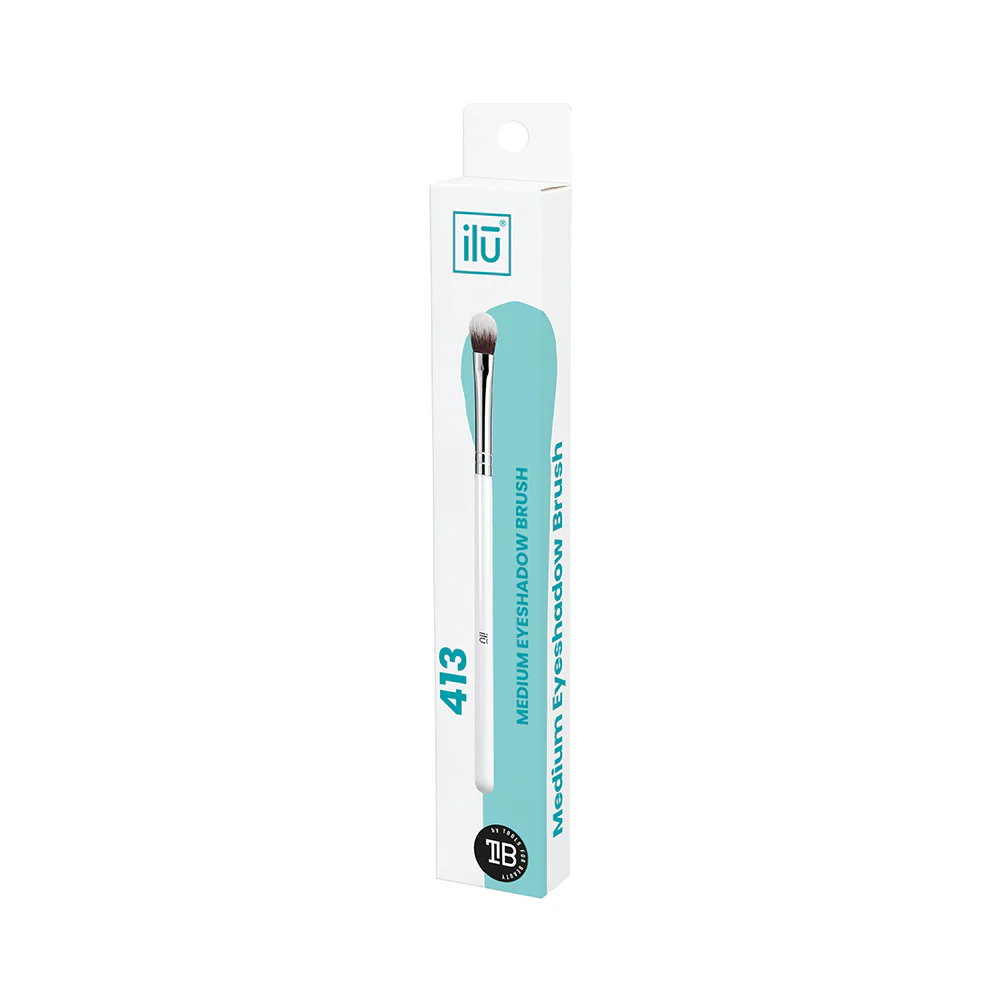 Ilū Make Up Medium Eyeshadow Brush 413 - pennello medio da ombretto - Image 4