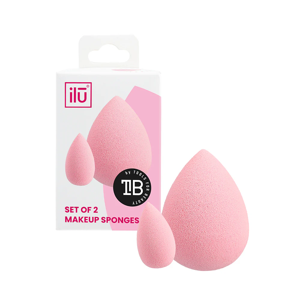 Ilū Make Up Mini And Large Sponges 2pz - set spugnette - Image 2