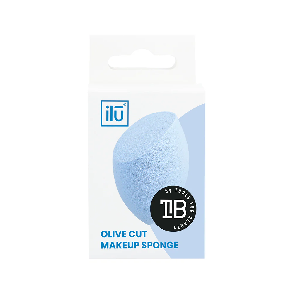 Ilū Make Up Olive Cut Sponge Blue - spugnetta make up - Image 4