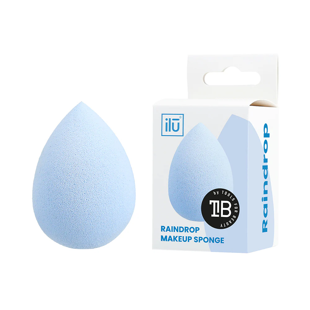 Ilū Make Up Raindrop Sponge Blue - spugnetta make up a goccia - Image 2
