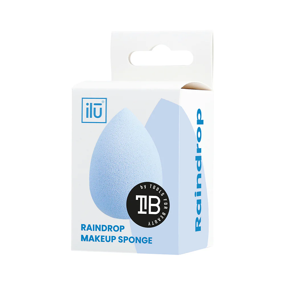 Ilū Make Up Raindrop Sponge Blue - spugnetta make up a goccia - Image 3