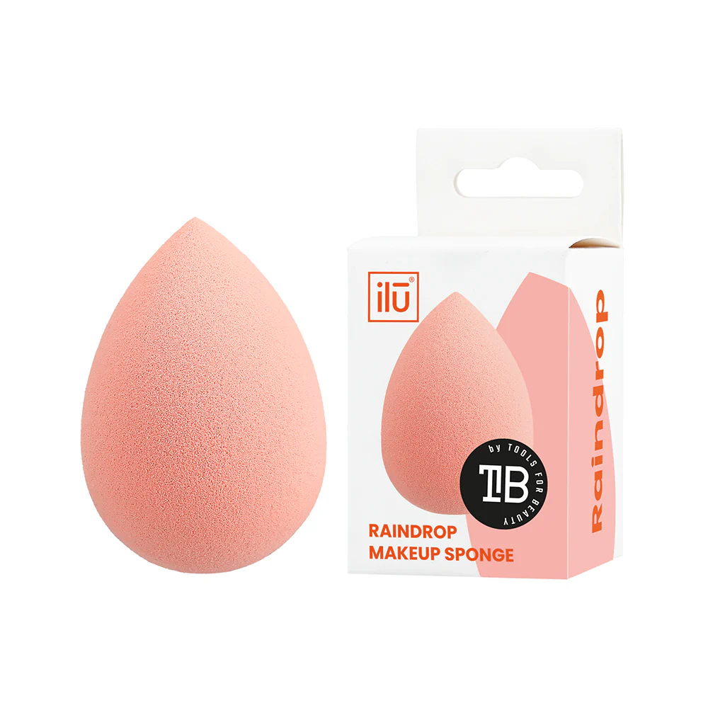 Ilū Make Up Raindrop Sponge Orange - spugnetta make up a goccia - Image 2