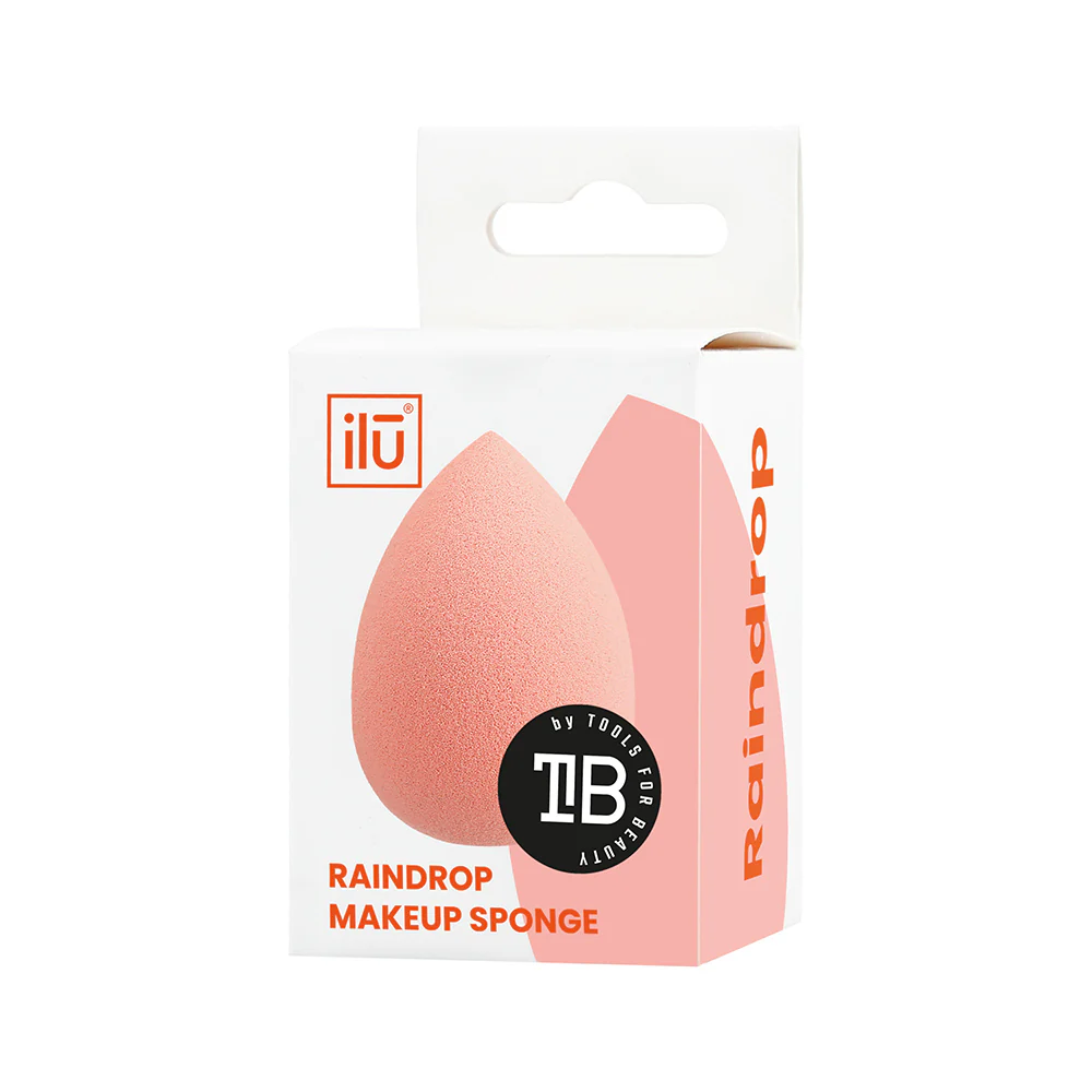 Ilū Make Up Raindrop Sponge Orange - spugnetta make up a goccia - Image 3