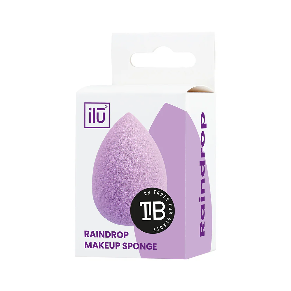 Ilū Make Up Raindrop Sponge Purple - spugnetta make up a goccia - Image 3