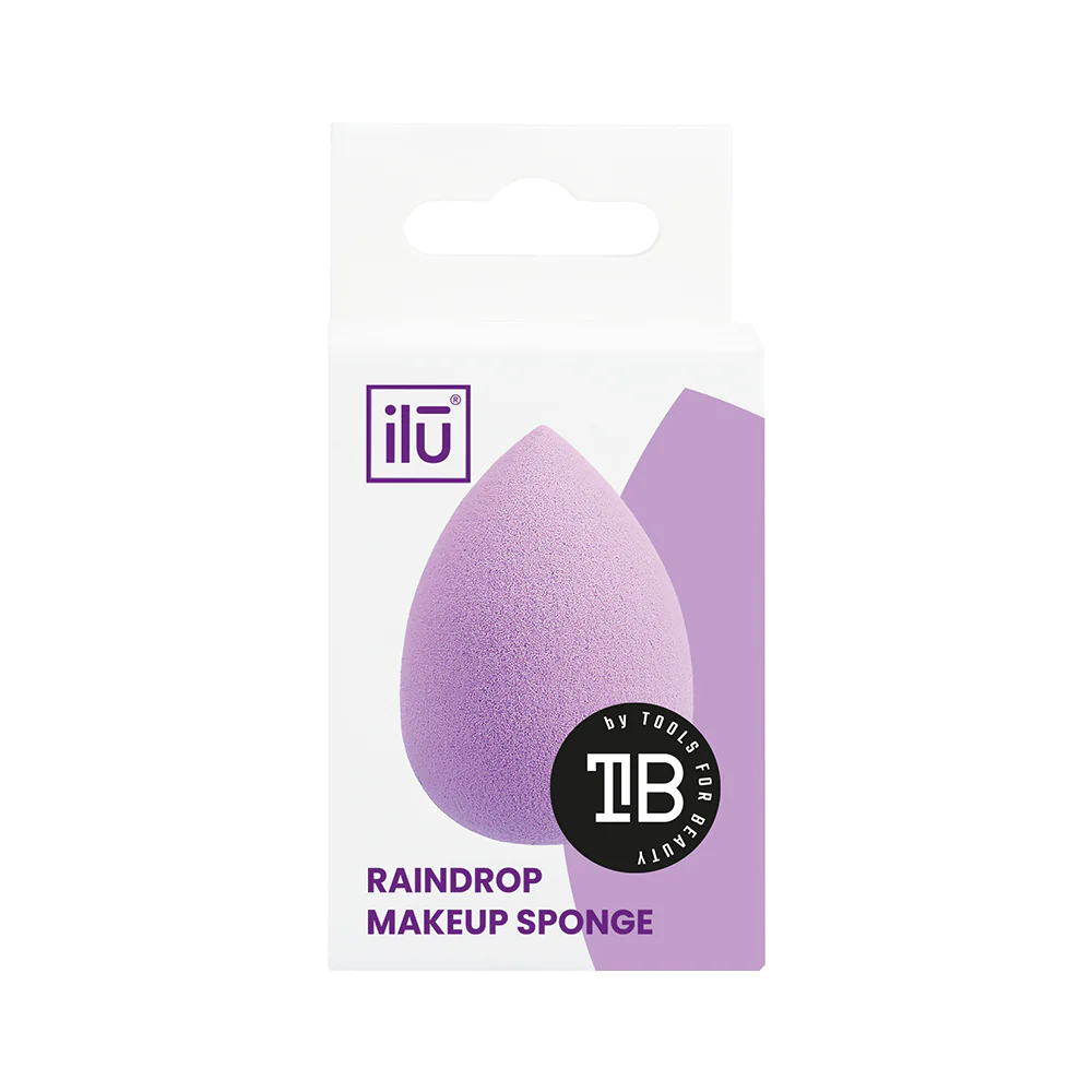 Ilū Make Up Raindrop Sponge Purple - spugnetta make up a goccia - Image 4