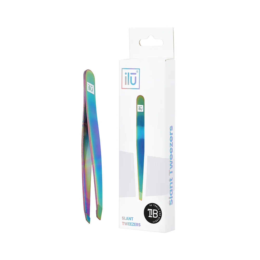 Ilū Make Up Tweezers Slant Rainbow - pinzette sopracciglia - Image 3