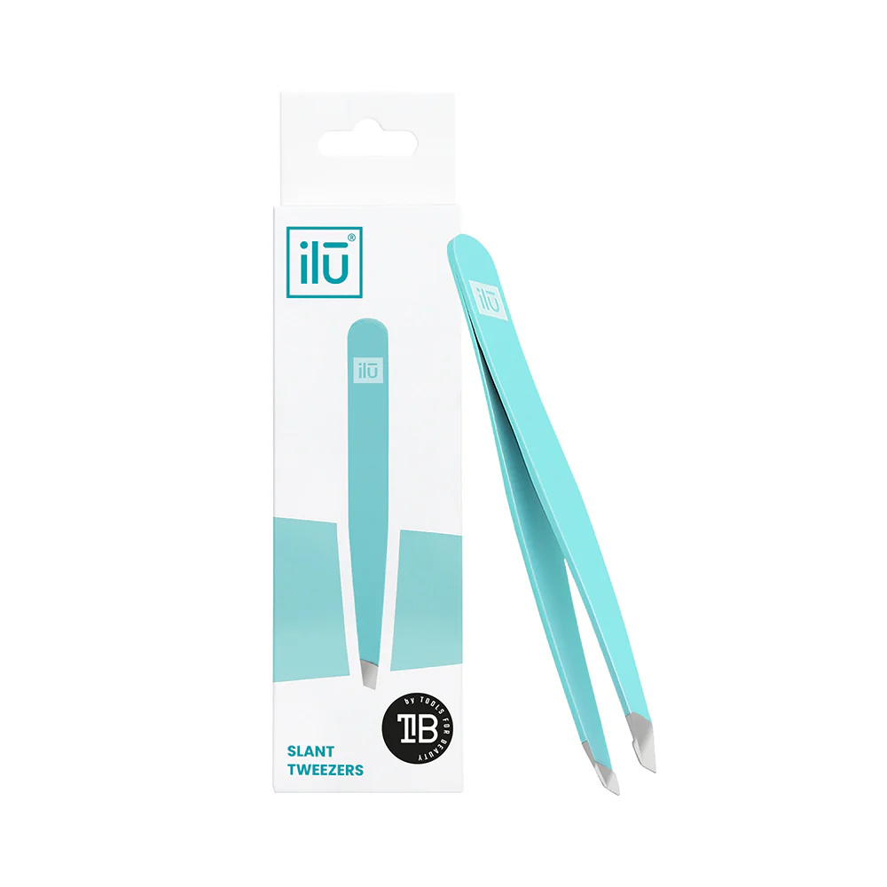 Ilū Make Up Tweezers Slant Turquoise - pinzette - Image 2