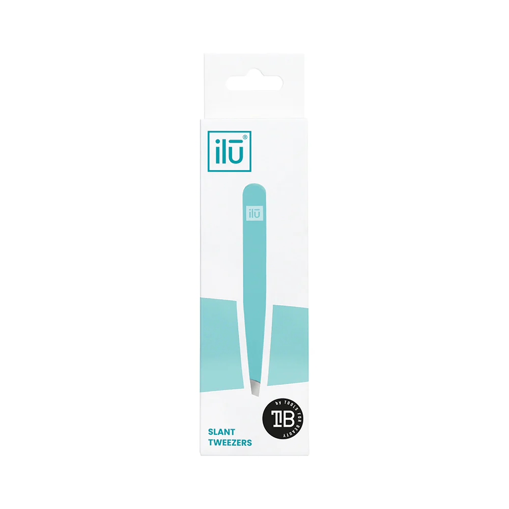 Ilū Make Up Tweezers Slant Turquoise - pinzette - Image 4