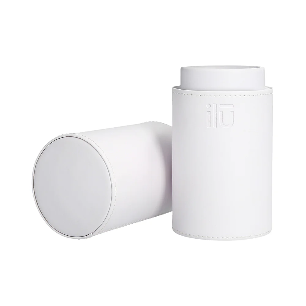 Ilū Make Up White Make Up Brush Tube - porta pennelli