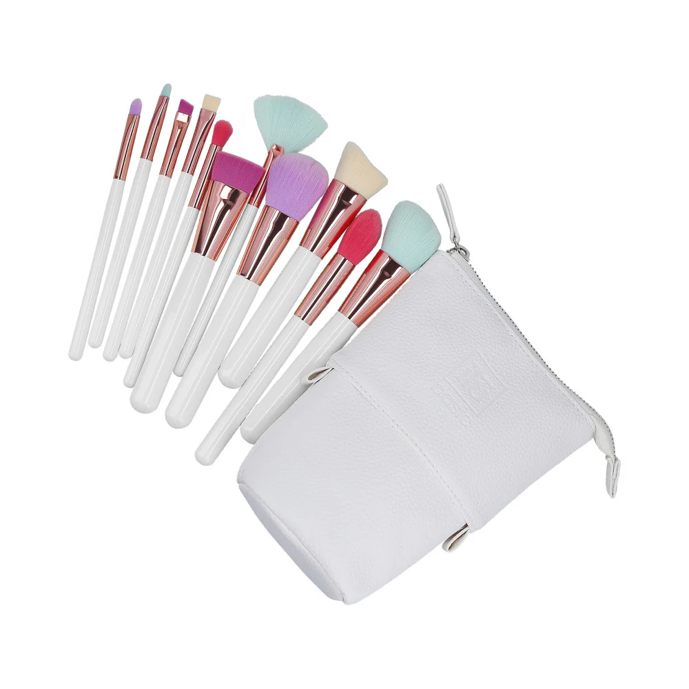 ilū Makeup Brushes 11pz + Case Set Multi Color - set di pennelli - Image 2