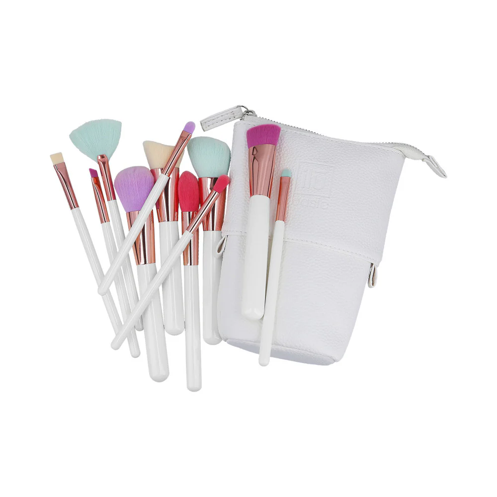 ilū Makeup Brushes 11pz + Case Set Multi Color - set di pennelli - Image 3