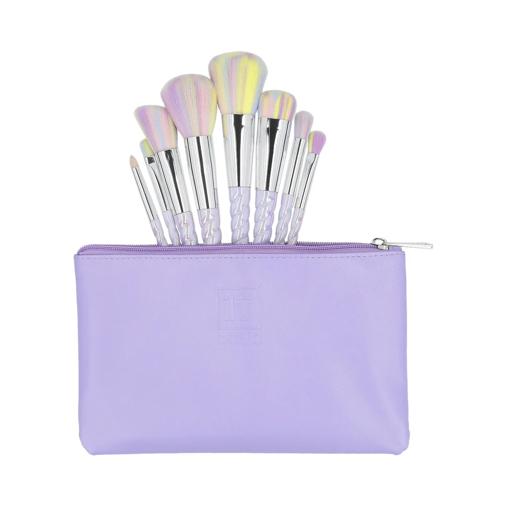 ilū Makeup Brushes 8pz + Case Set Unicorn - set di pennelli - Image 2
