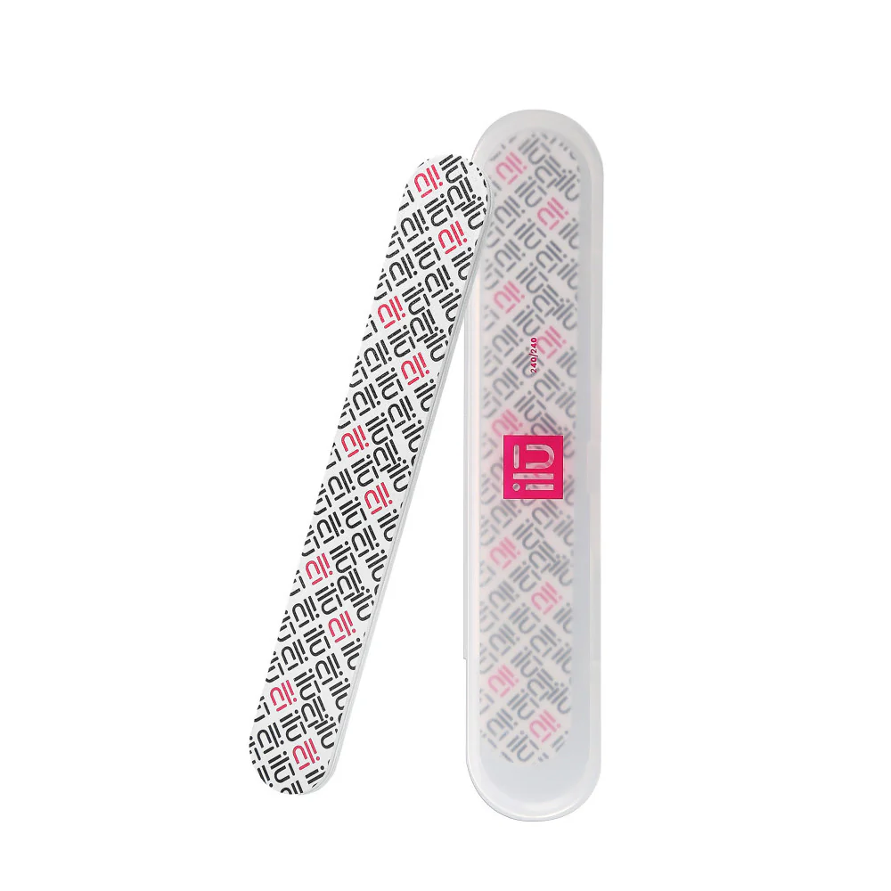 ilū Nail File Medium Pocked Grid 240/240 - kit di lime - Image 2