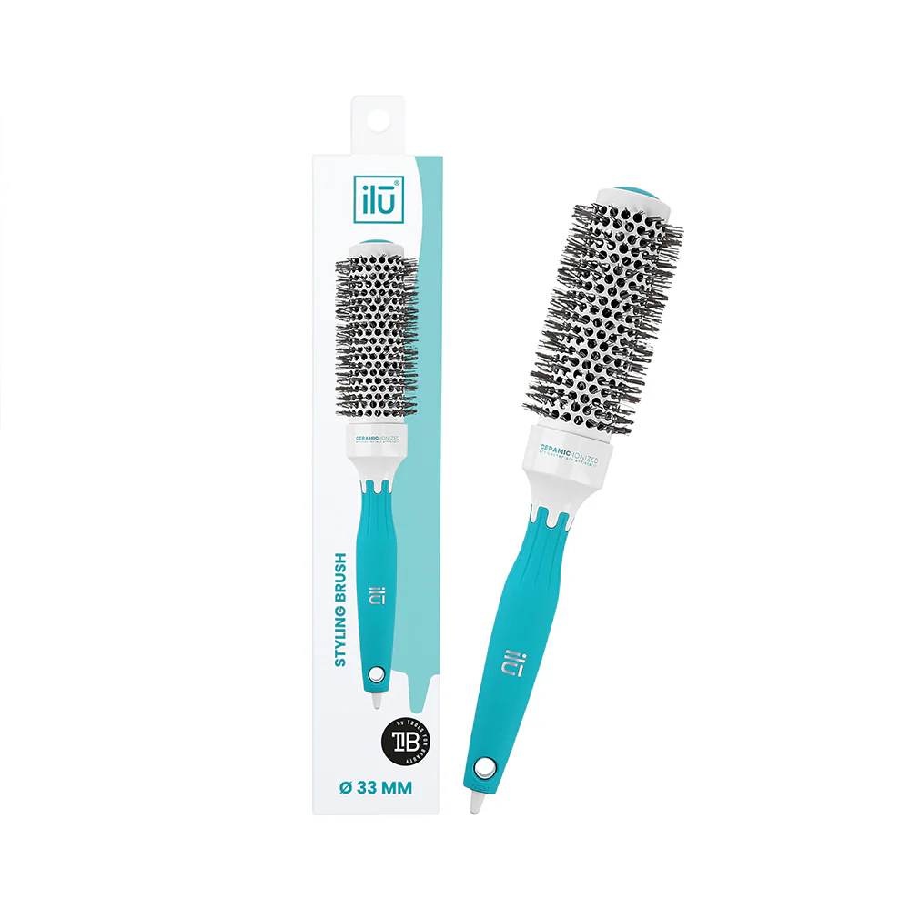 Ilū Round Styling Brush Medium 33mm - spazzola tonda - Image 4