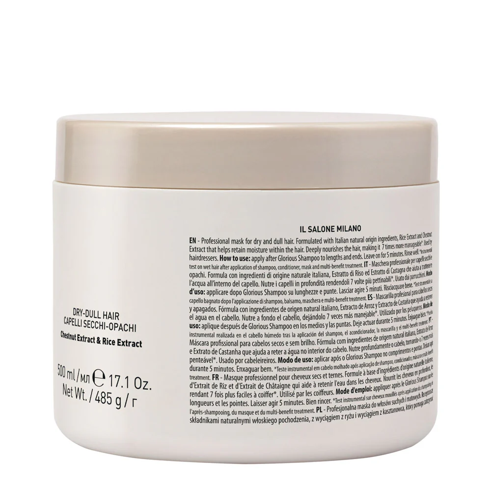 Il Salone Milano Glorious Mask 500ml - maschera per capelli secchi e spenti - Image 3