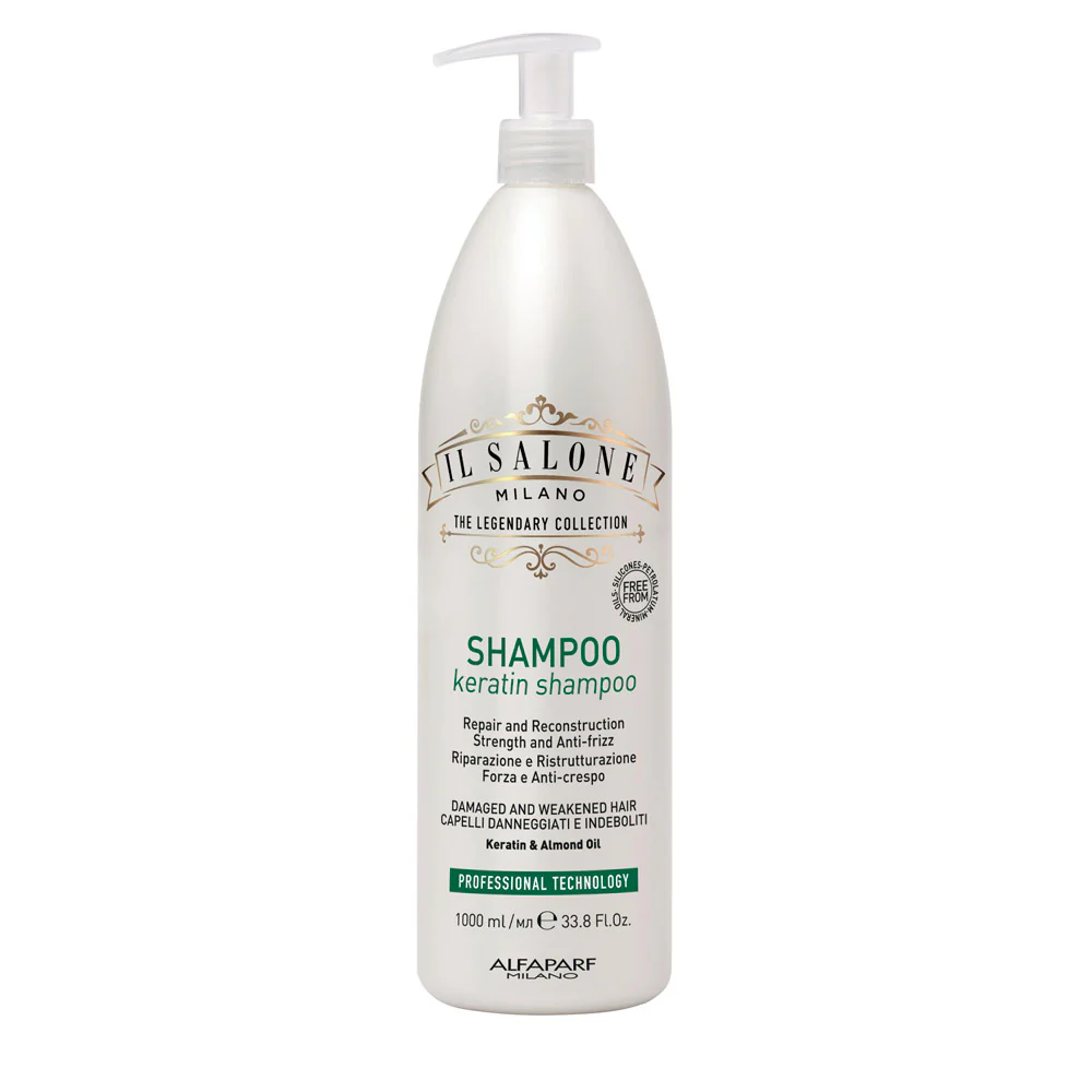 Il Salone Milano Keratin Shampoo 1000ml - shampoo per capelli danneggiati e indeboliti