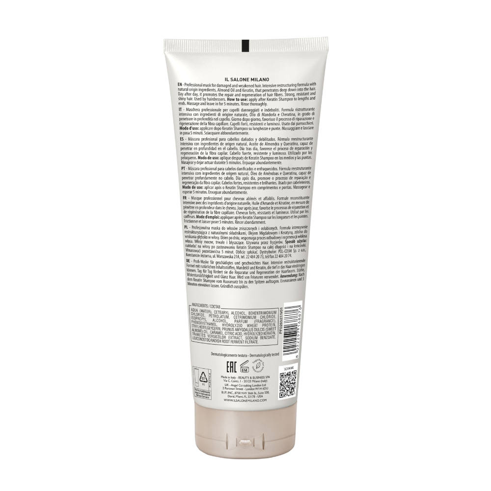 Il Salone Milano Magnificent Mask 250ml - maschera per capelli colorati e trattati - Image 4