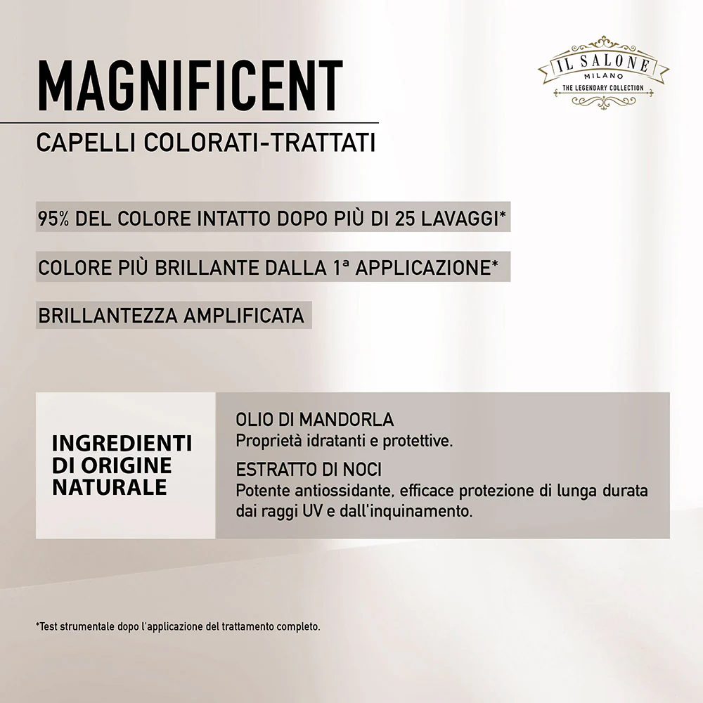 Il Salone Milano Magnificent Mask 500ml - maschera per capelli colorati e trattati - Image 2