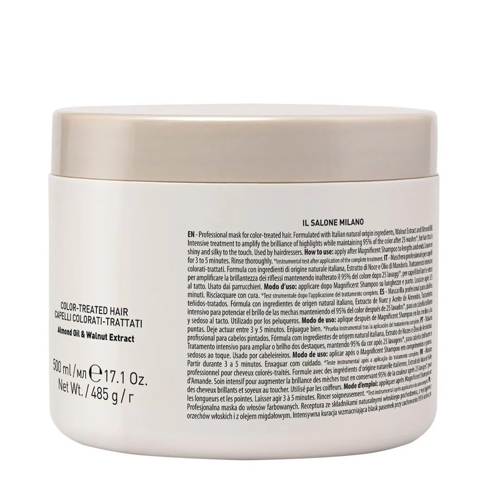 Il Salone Milano Magnificent Mask 500ml - maschera per capelli colorati e trattati - Image 3