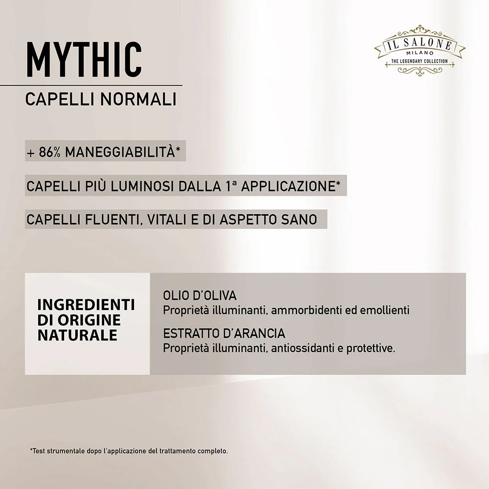 Il Salone Milano Mythic Shampoo 1000ml - shampoo per capelli normali - Image 2