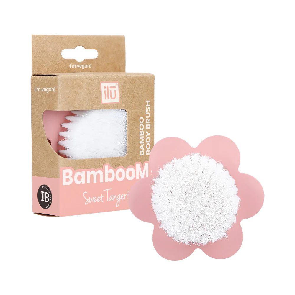 ilū Skin Care BambooM! Face Brush Sweet Tangerine - spazzola per il viso - Image 4
