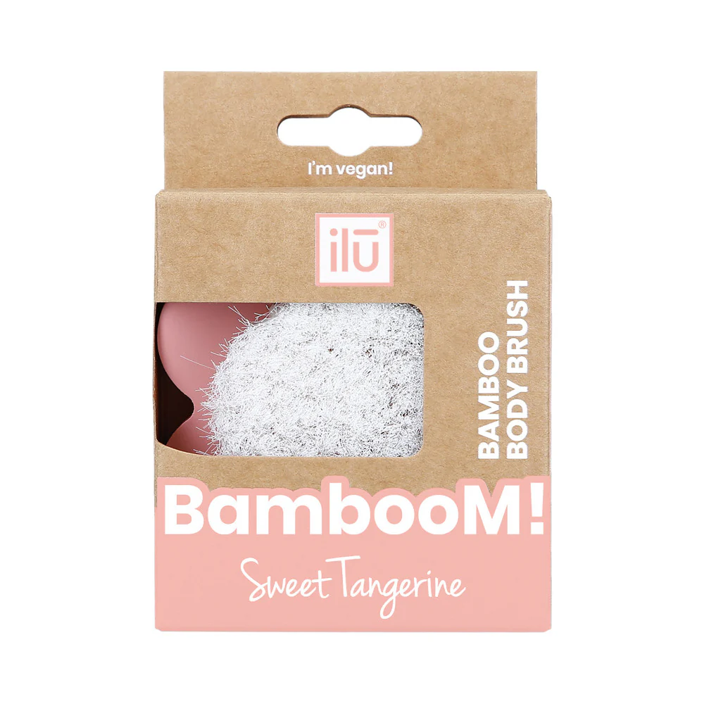 ilū Skin Care BambooM! Face Brush Sweet Tangerine - spazzola per il viso - Image 5