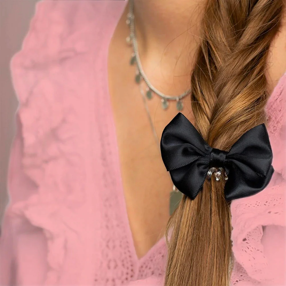 Invisibobble Bowtique True Black - elastico a spirale con fiocchetto - Image 2