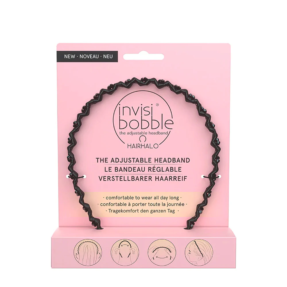 Invisibobble Hairhalo True Dark Sparkle - cerchietto regolabile - Image 2