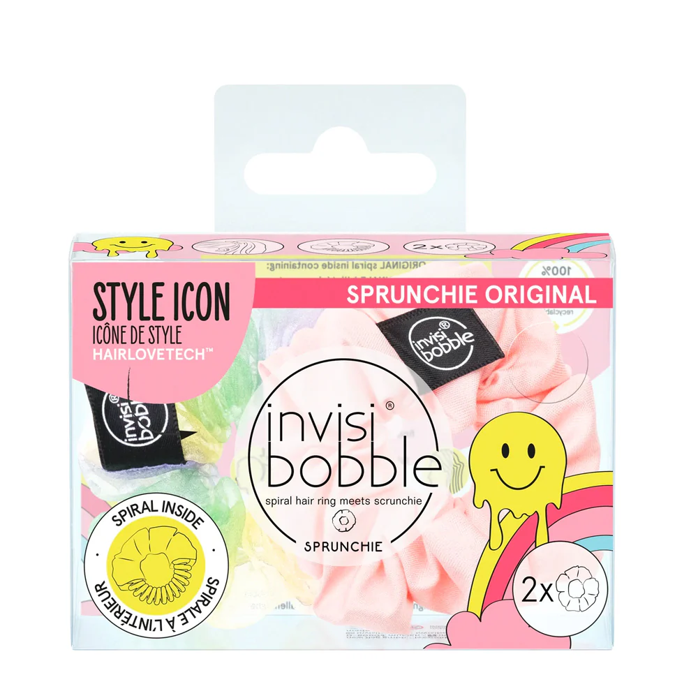 Invisibobble Sprunchie Duo Dreamin‘ Hue-Man Love 2pz - scrunchies - Image 2