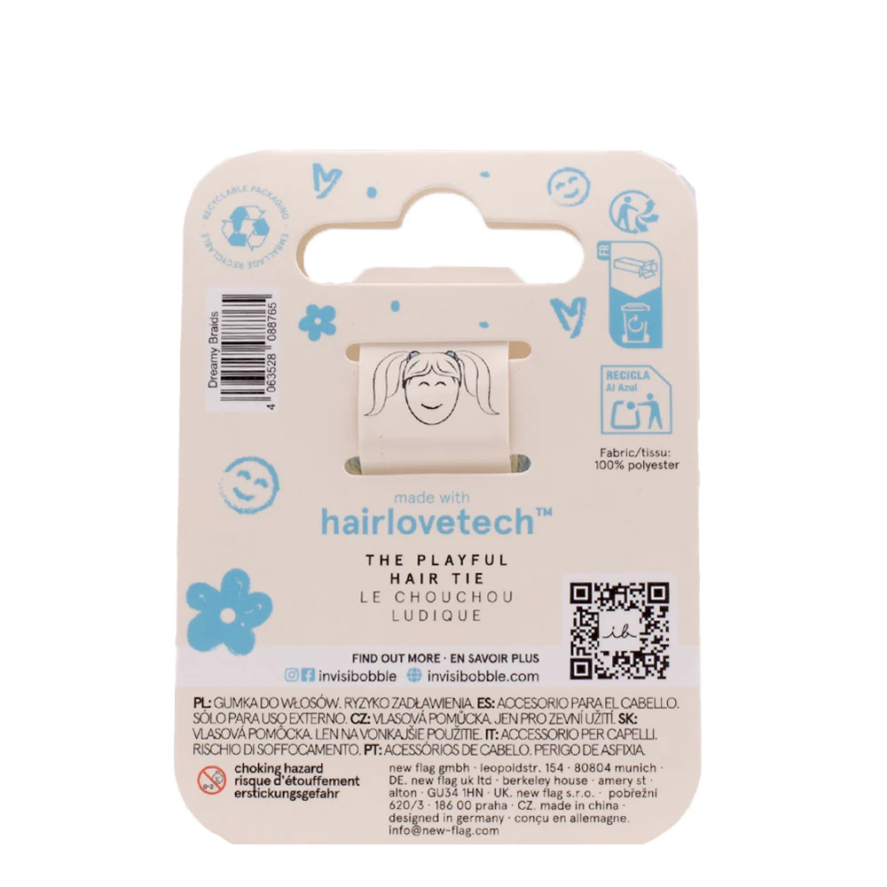 Invisibobble Twistar Kids Happy Healty Hair  Dreamy Braids 3pz - elastici in tessuto per bambini - Image 2