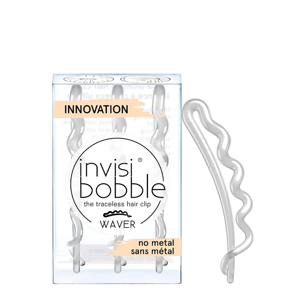 Invisibobble Waver Crystal Clear 3pz- forcine grandi