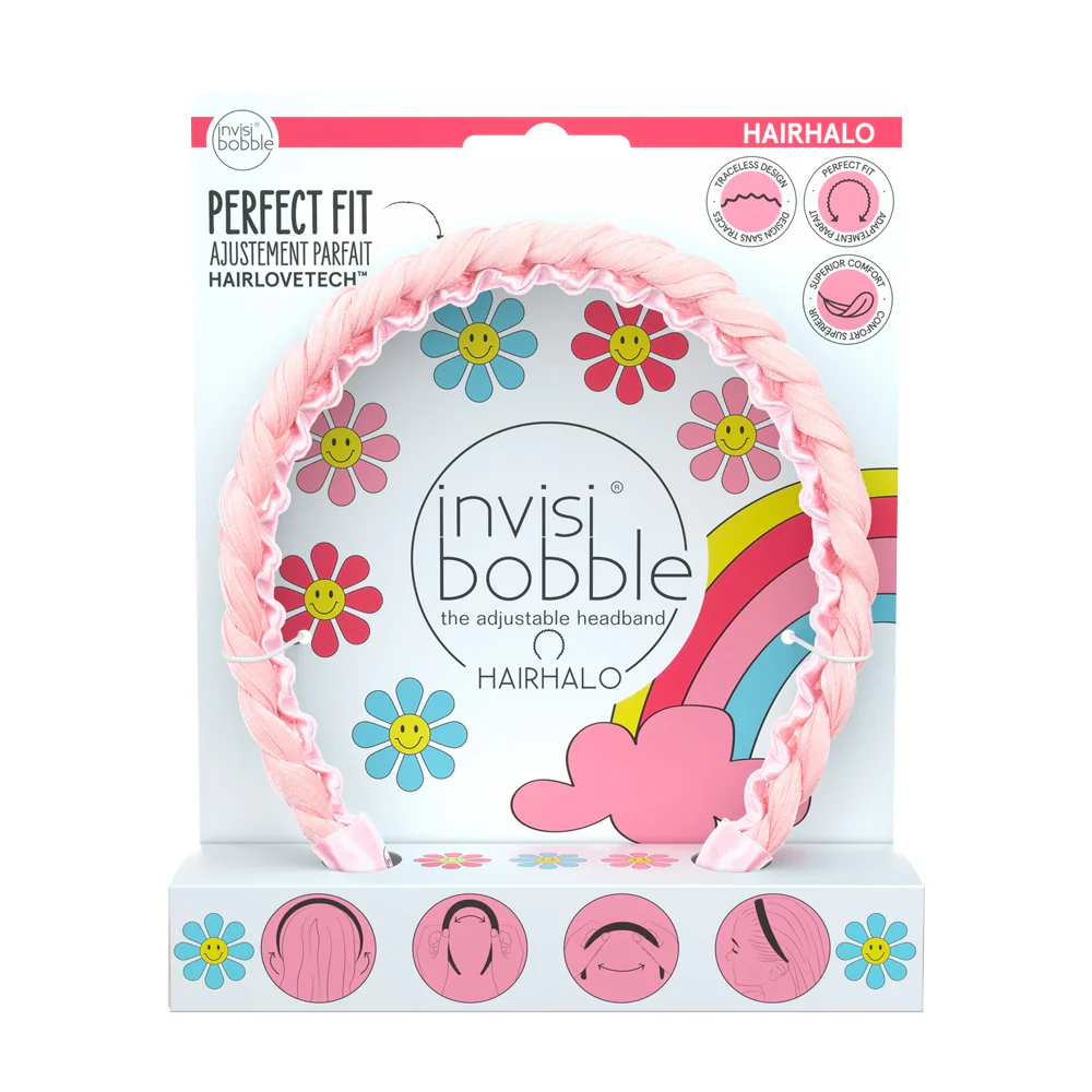 Invisibobble Hairhalo Eat Pink and be Merry - cerchietto regolabile - Image 2