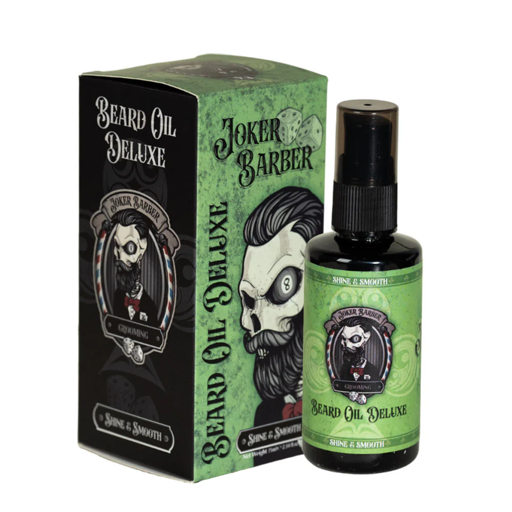 Joker Barber Beard Oil Deluxe 75ml - olio barba idratante  - Image 2
